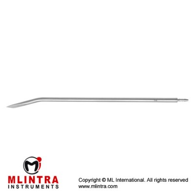 Redon Guide Needle 12 Charr. - Knife Tip Stainless Steel,